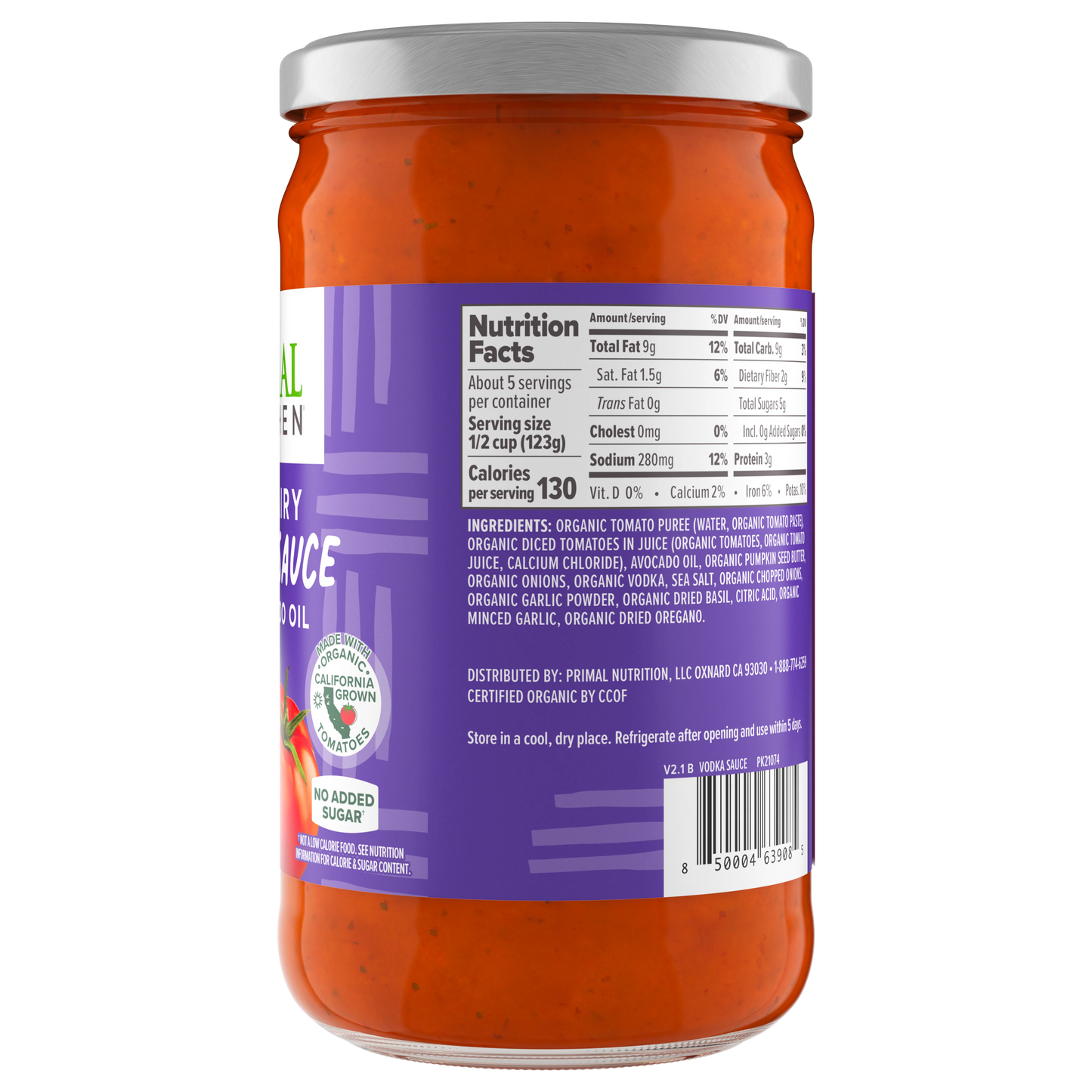 No Dairy Vodka Sauce